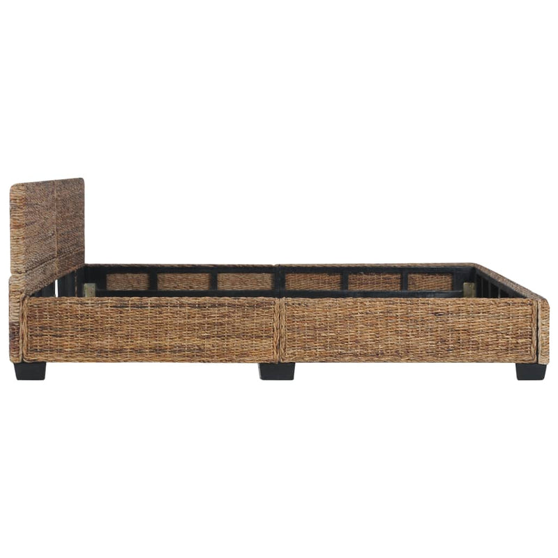 vidaXL természetes rattan ágykeret 180 x 200 cm