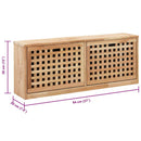 vidaXL tömör diófa cipőtároló pad 94 x 20 x 38 cm