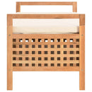 vidaXL tömör diófa tárolópad 93 x 49 x 49 cm