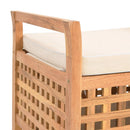 vidaXL tömör diófa tárolópad 93 x 49 x 49 cm
