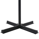 vidaXL antracitszürke kültéri napernyő hordozható talppal