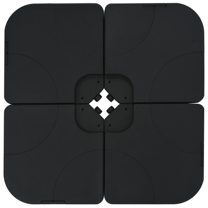 vidaXL antracitszürke kültéri napernyő hordozható talppal