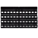 Garázs műanyag tároló  készlet 30 db kék és piros