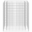 vidaXL horganyzott acél gabion magaságyás 90 x 50 x 100 cm