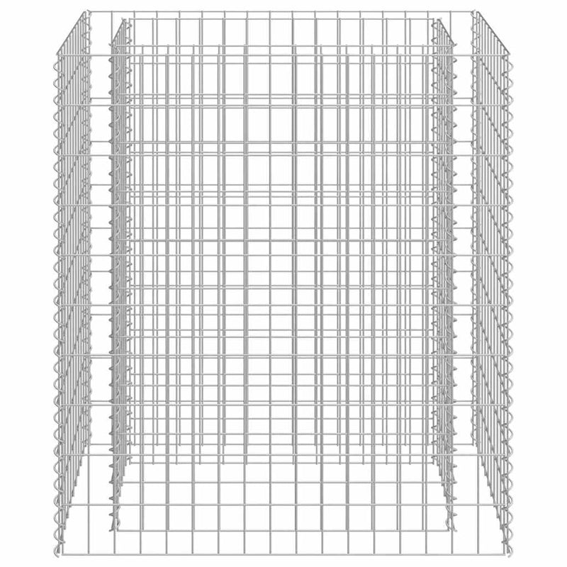 vidaXL horganyzott acél gabion magaságyás 90 x 50 x 100 cm