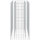 vidaXL horganyzott acél gabion magaságyás 90 x 50 x 100 cm