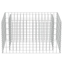 vidaXL horganyzott acél gabion magaságyás 90 x 50 x 50 cm