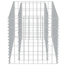 vidaXL horganyzott acél gabion magaságyás 90 x 50 x 50 cm