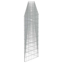 vidaXL horganyzott acél gabion fal 630 x 30 x 100 cm
