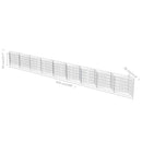 vidaXL horganyzott acél gabion fal 630 x 30 x 50 cm