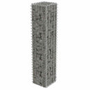 vidaXL horganyzott acél gabion fal fedéllel 20 x 20 x 100 cm