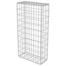 vidaXL horganyzott acél gabion fal fedéllel 50 x 20 x 100 cm