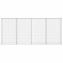vidaXL horganyzott acél gabion fal fedéllel 200 x 20 x 85 cm