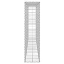 vidaXL horganyzott acél gabion fal fedéllel 200 x 20 x 85 cm