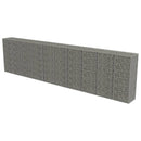 vidaXL horganyzott acél gabion fal fedéllel 600 x 50 x 150 cm