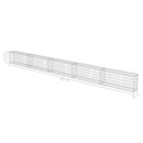 vidaXL horganyzott acél gabion fal fedéllel 600 x 30 x 50 cm