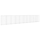 vidaXL horganyzott acél gabion fal fedéllel 600 x 30 x 100 cm