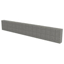 vidaXL horganyzott acél gabion fal fedéllel 900 x 50 x 150 cm