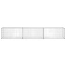 vidaXL horganyzott acél gabion fal fedéllel 300 x 50 x 50 cm