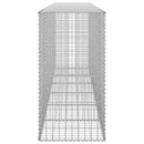 vidaXL horganyzott acél gabion fal fedéllel 300 x 50 x 100 cm