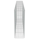 vidaXL horganyzott acél gabion fal fedéllel 300 x 50 x 150 cm