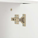 vidaXL magasfényű fehér szerelt fa tálalószekrény 71 x 35 x 80 cm