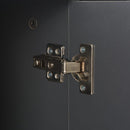 vidaXL magasfényű szürke szerelt fa tálalószekrény 71x35x80 cm