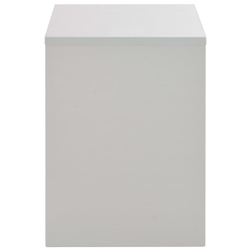 vidaXL szürke öltözőasztal tükörrel és ülőkével 104 x 45 x 131 cm