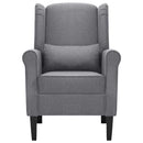 vidaXL sötétszürke szövetfotel