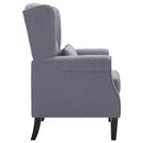 vidaXL sötétszürke szövetfotel