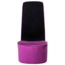 vidaXL lila magas sarkú cipő formájú bársonyszék