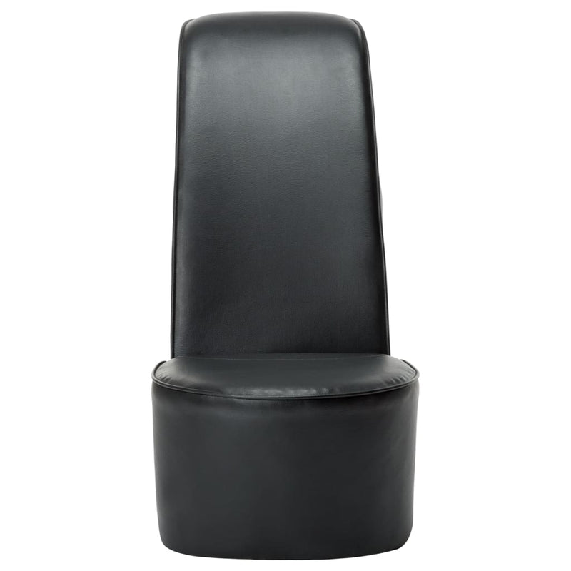 vidaXL fekete magas sarkú cipő formájú műbőr szék