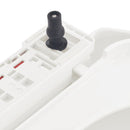 vidaXL fehér gyorsan szerelhető WC-ülőke lassan csukódó fedéllel