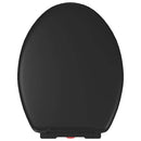 vidaXL fekete gyorsan szerelhető WC-ülőke lassan csukódó fedéllel