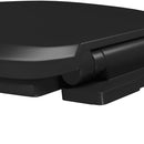 vidaXL fekete gyorsan szerelhető WC-ülőke lassan csukódó fedéllel