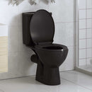 vidaXL fekete gyorsan szerelhető WC-ülőke lassan csukódó fedéllel