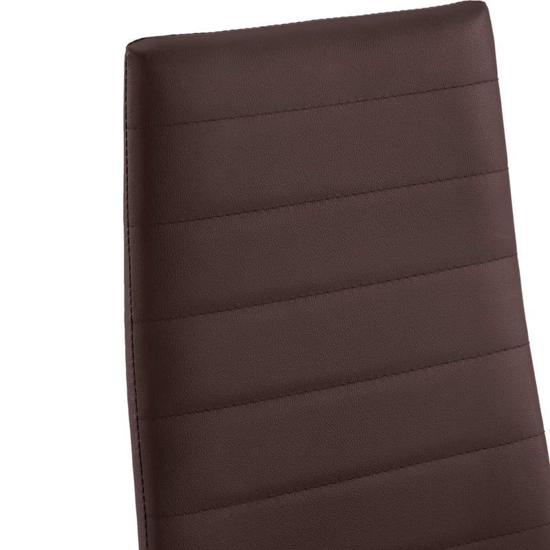 vidaXL 7 darabos barna étkezőszett