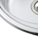 vidaXL rozsdamentes acél mosogatótálca szűrővel és bűzelzáróval