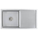 vidaXL kézzel készített rozsdamentes acél konyhai mosogató