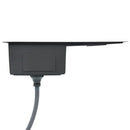 vidaXL kézzel készített rozsdamentes acél konyhai mosogató