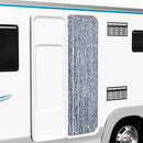 vidaXL kék, fehér és ezüstszínű zsenília rovarfüggöny 56 x 185 cm