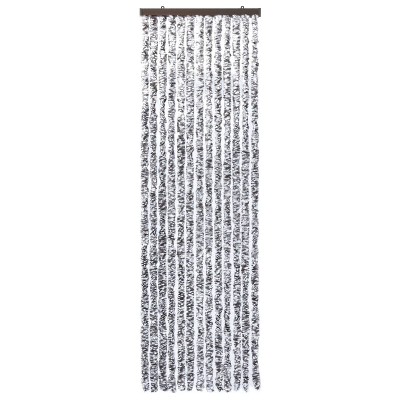 vidaXL barna és bézs zsenília rovarfüggöny 56 x 185 cm