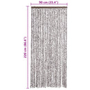 vidaXL barna és bézs zsenília rovarfüggöny 90 x 220 cm