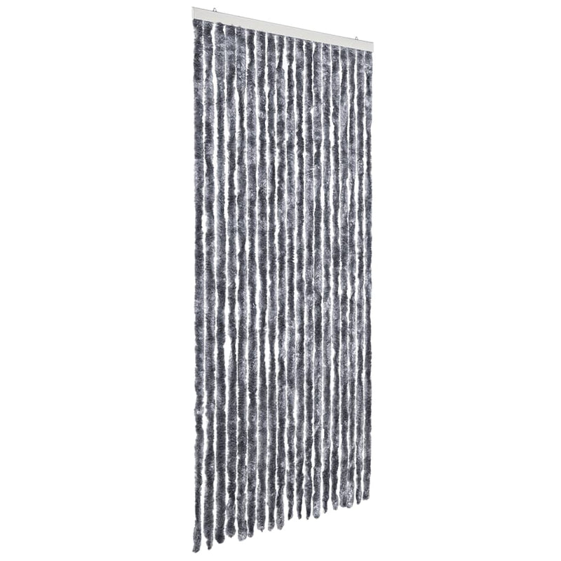 vidaXL ezüstszínű zsenília rovarfüggöny 56 x 185 cm