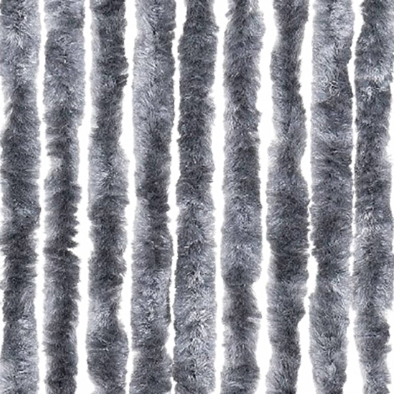 vidaXL ezüstszínű zsenília rovarfüggöny 56 x 185 cm