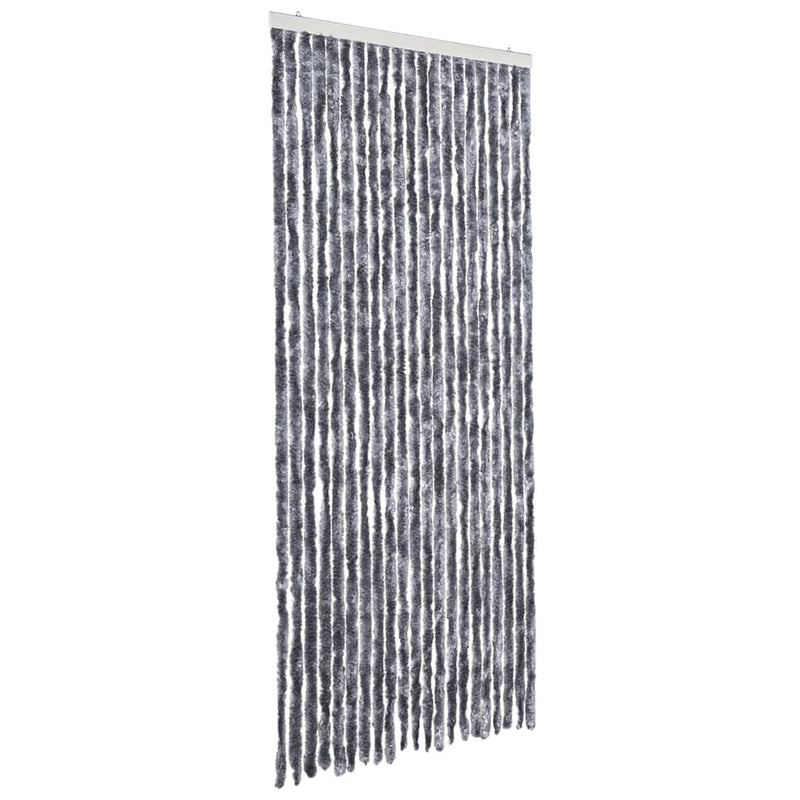 vidaXL ezüstszínű zsenília rovarfüggöny 90 x 220 cm