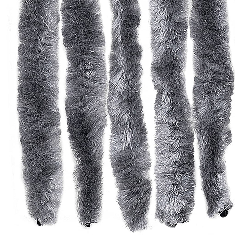 vidaXL ezüstszínű zsenília rovarfüggöny 90 x 220 cm