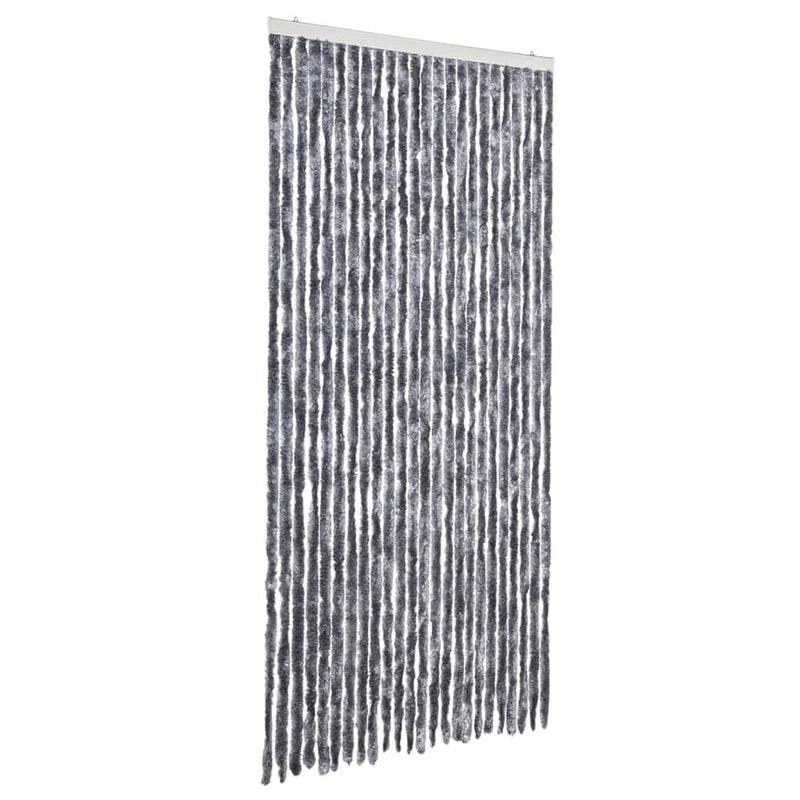 vidaXL ezüstszínű zsenília rovarfüggöny 100 x 220 cm