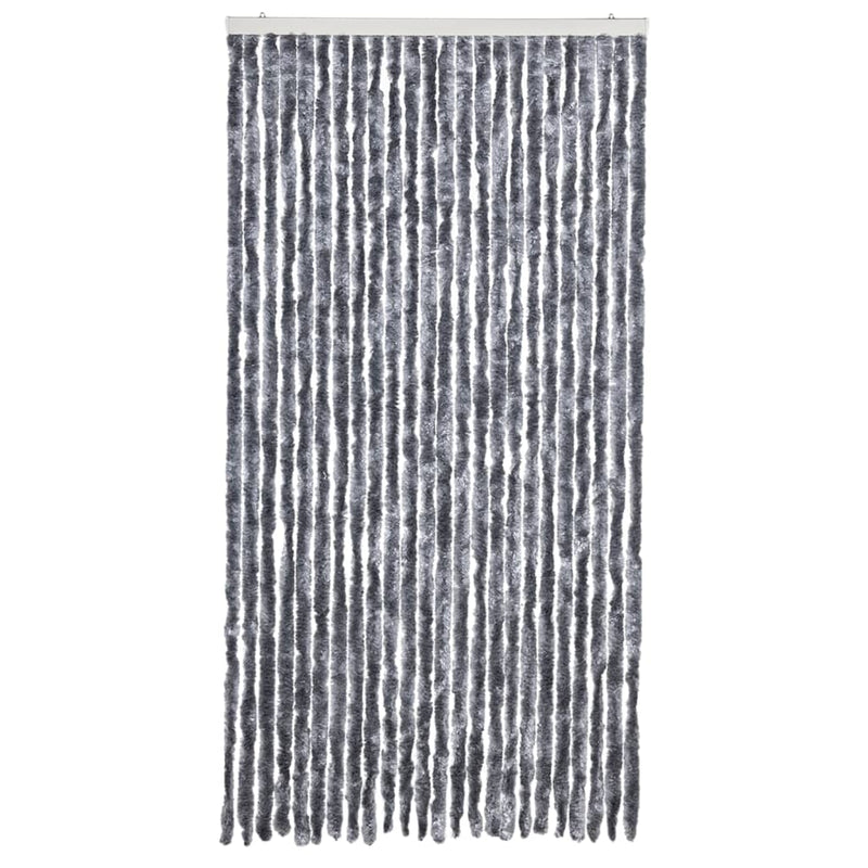 vidaXL ezüstszínű zsenília rovarfüggöny 100 x 220 cm