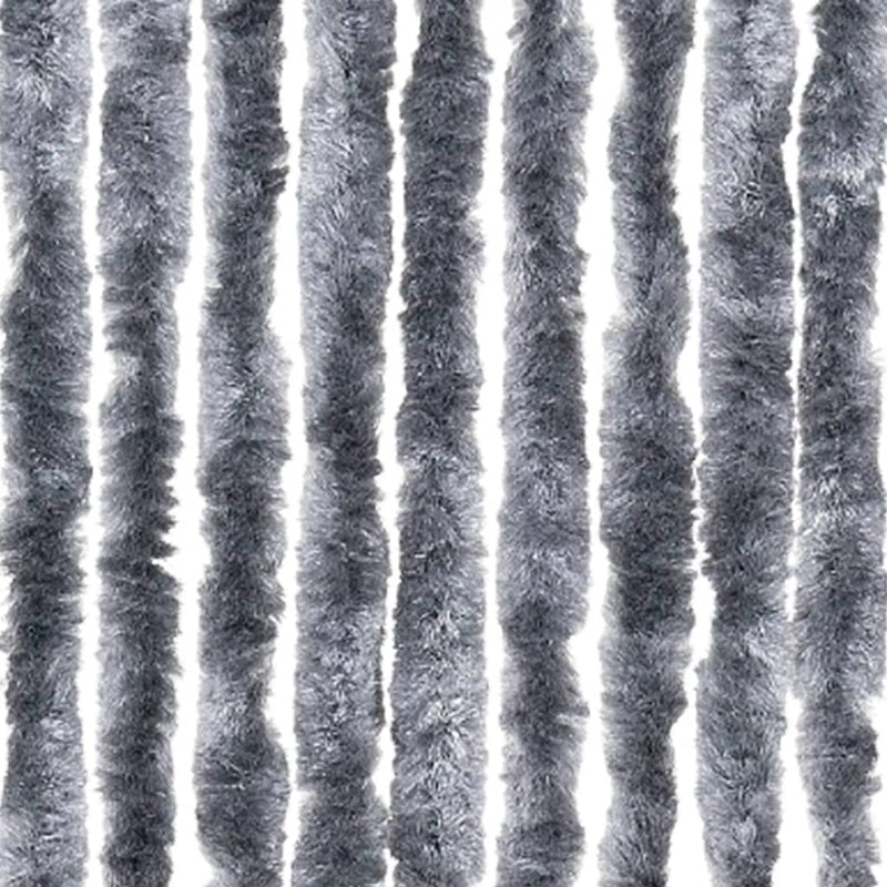 vidaXL ezüstszínű zsenília rovarfüggöny 100 x 220 cm